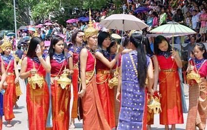 Celebration of Bun Pi May. (Photo: chinhphu.vn)