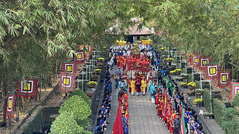 The ceremony to commemorate Hung Kings in Ho Chi Minh City.