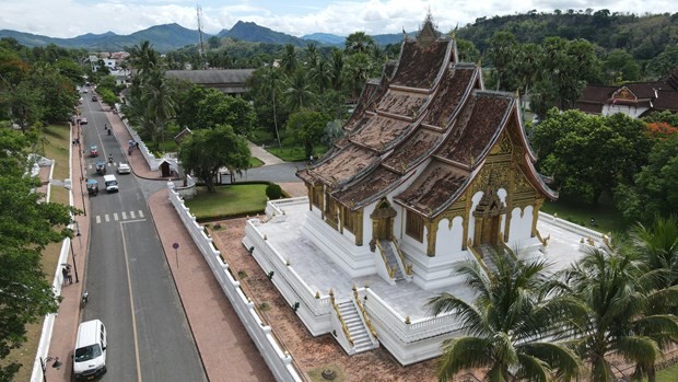 The Royal Palace in Luang Prabang, Laos, a tourism site that attract a large number of domestic and foreign travelers (Photo: VNA)