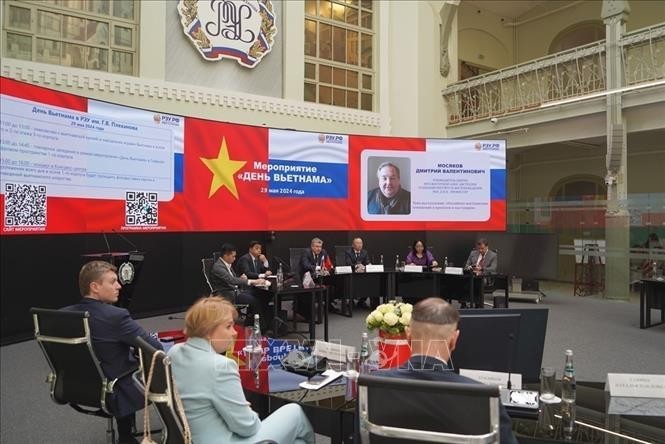 Conference "Vietnam Day" at Plekhanov Russian University of Economics of Russia on May 29, 2024 (Photo: VNA)
