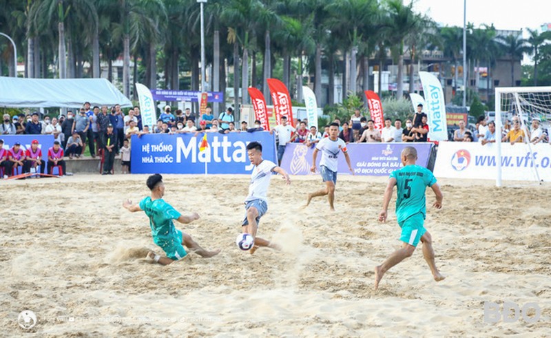 The match between Da Nang and Quy Nhon City. (Photo: VFF)