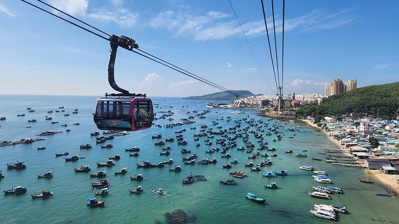 Hon Thom cable car in Phu Quoc.