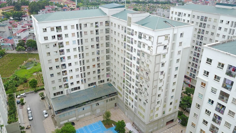 A social housing project in Gia Lam District. (Photo: Dang Anh)