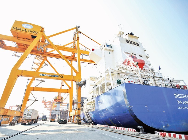 Hai Phong Port. (Photo: Duy Linh)