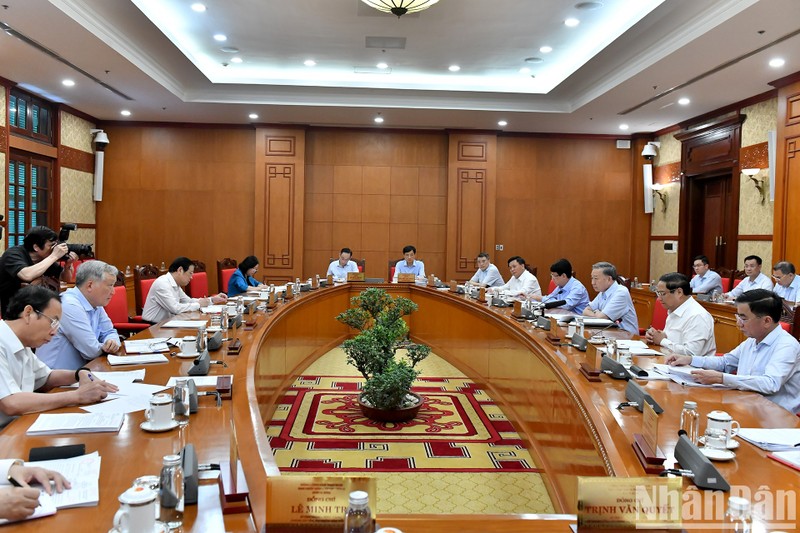 An overview of the meeting. (Photo: Dang Khoa)