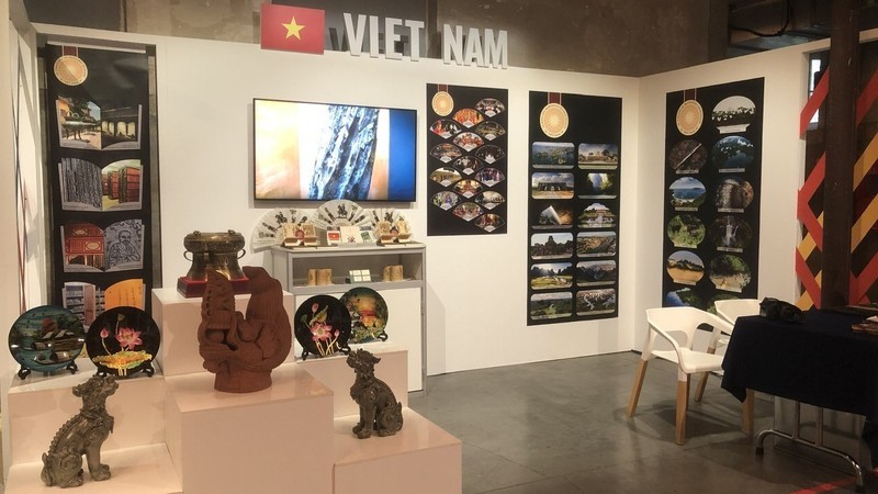 The Vietnamese cultural space at the Francophonie Village.