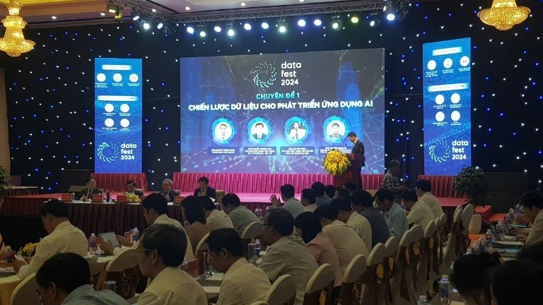 The opening ceremony of Vietnam Datafest 2024