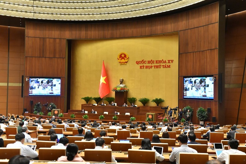 A session of the National Assembly. (Photo: Dang Khoa)