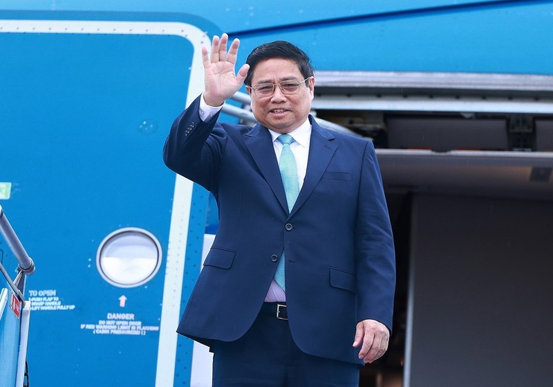 Prime Minister Pham Minh Chinh leaves Hanoi on November 5 for the 8th Greater Mekong Sub-region (GMS) Summit in China at the invitation of Chinese Premier Li Qiang. (Photo: VNA)