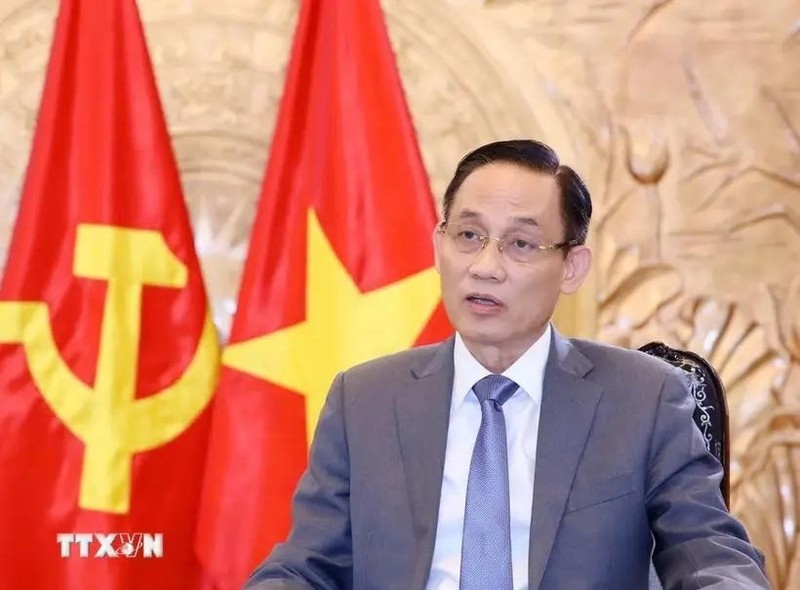 Secretary of the Party Central Committee and head of its Commission for External Relations Le Hoai Trung (Photo: VNA)