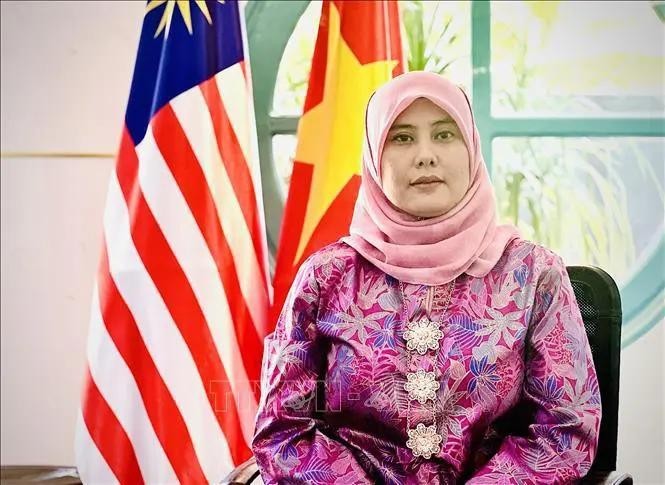 Deputy Ambassador of Malaysia to Vietnam Cik Aida Safura Niza Othman (Photo: VNA)