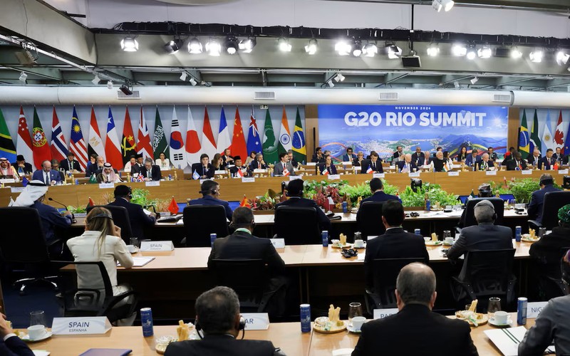 The 2024 G20 Summit in Rio de Janeiro, Brazil. (Photo: Reuters)