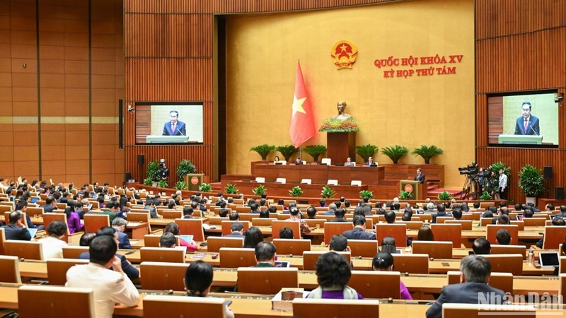 A session of the National Assembly.