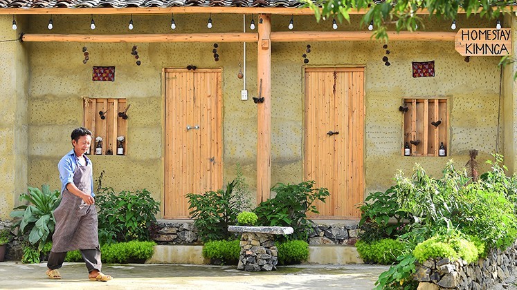 People in the Lo Lo Chai cultural tourism village (Lung Cu Commune, Dong Van District) develop tourism based on preserving and promoting ethnic cultural identity. (Photo: MY HA)