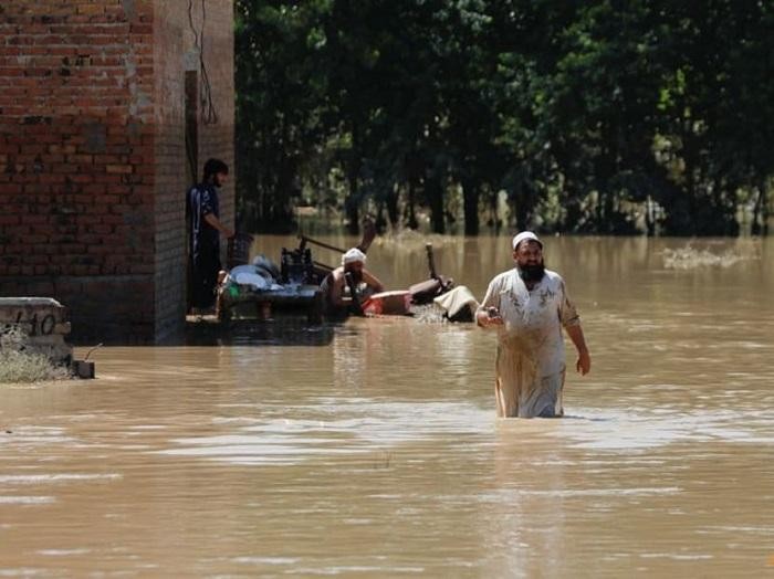 The initial economic losses from floods in Pakistan could be at least 10 billion USD, Planning Minister Ahsan Iqbal told Reuters in an interview on Monday.