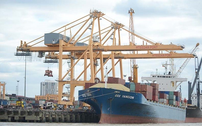 Myanmar's seaborne trade surged 12.19 percent year-on-year to over 25.35 billion USD in the 2022-23 fiscal year, data of the country's Ministry of Commerce showed on Saturday. 