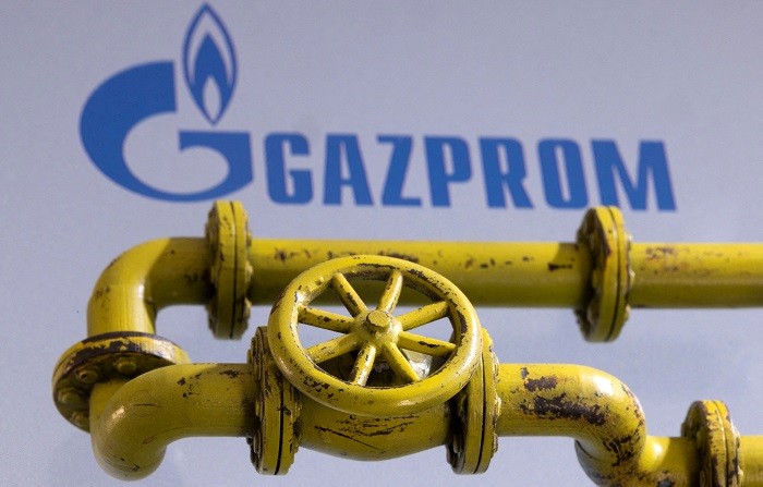 Russia's Gazprom said it would send 40.9 million cubic metres of gas to Europe via Ukraine on Sunday, similar to Saturday's level.