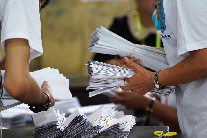 The ruling Cambodian People's Party (CPP) won 120 parliamentary seats as the royalist Funcinpec Party gained the remaining five seats in Sunday's general election of the Southeast Asian country, party spokespersons said on Tuesday. 