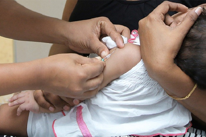 Ninety-one percent of Sri Lankan children have received measles vaccines, a crucial step in combating a recent resurgence of the disease after eradication, Health Minister Ramesh Pathirana said on Monday.