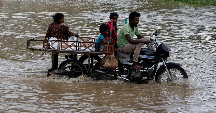 Heavy rains battered parts of India's western state of Gujarat this week, flooding cities, snapping utility links and forcing thousands to leave their homes, with at least 28 dead, authorities said on Thursday, warning of more heavy downpours.