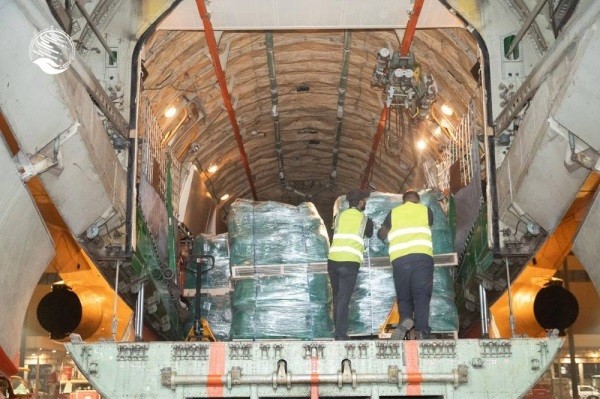 Saudi Arabia launched an air bridge to support Lebanon on Sunday, the Saudi Press Agency reported. The first plane of the air bridge departed on Sunday from King Khalid International Airport in Riyadh to Lebanon's capital Beirut, carrying essential supplies such as food, medical aid, and shelter materials.