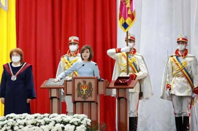 Maia Sandu on Tuesday assumed office as president of the Republic of Moldova for a second term. The inauguration ceremony was held at the Palace of the Republic in Chisinau.