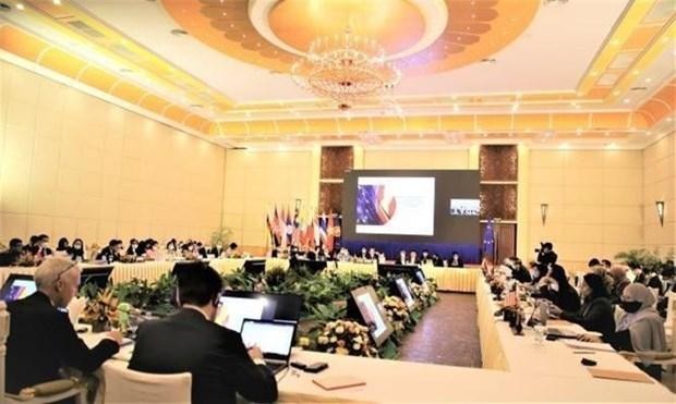 The ASEAN - EU economic ministers' consultation in Siem Reap, Cambodia, on September 18 (Photo: VNA)