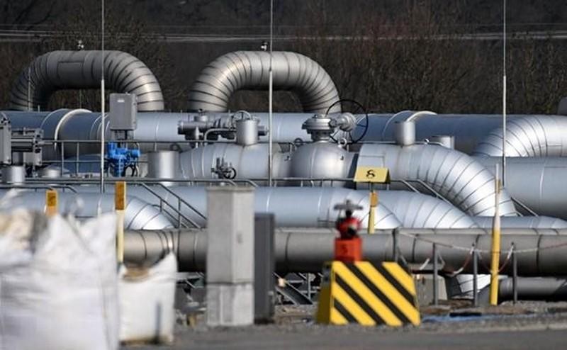 Gas pipelines at a gas station in Werne, western Germany. (Photo: AFP/VNA)