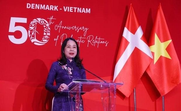 Vice President Vo Thi Anh Xuan speaks at the ceremony (Photo: VNA)