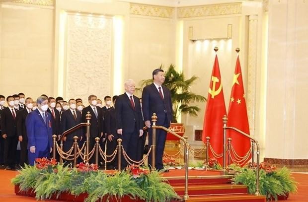 General Secretary of the Communist Party of Vietnam (CPV)’s Central Committee Nguyen Phu Trong visits China from October 30 to November 1. (Photo: VNA)