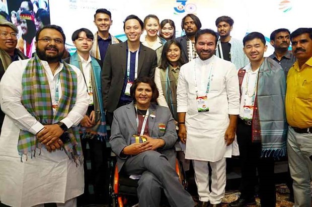 Delegates at the 4th ASEAN-India Youth Summit in Hyderabad. (Photo: dailyworld.in)