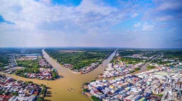 Mekong Delta urban areas attempt to respond to climate change. (Photo: VNA)
