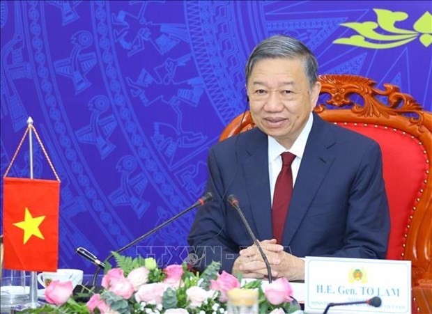 Vietnamese Minister of Public Security General To Lam. (Photo: VNA)