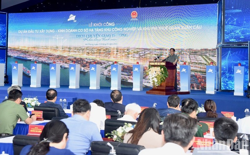 PM Pham Minh Chính speaks at the ceremony. (Photo: NDO)