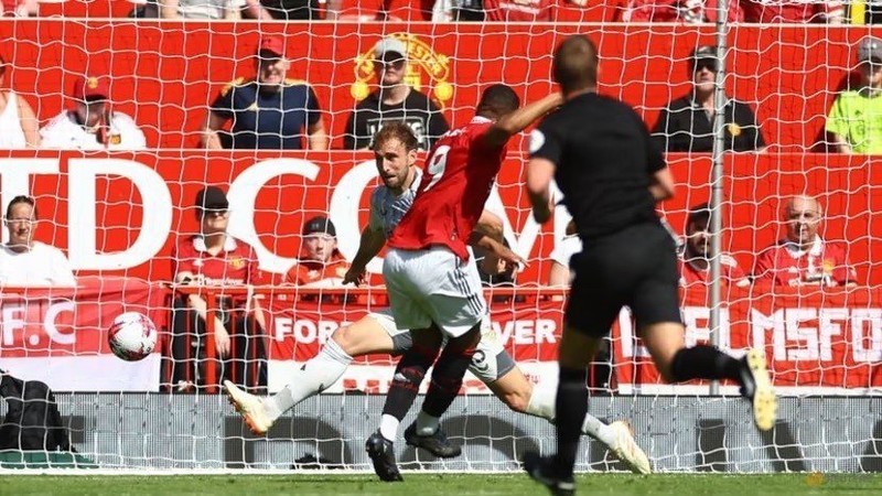 Soccer Football - Premier League - Manchester United v Wolverhampton Wanderers - Old Trafford, Manchester, Britain - May 13, 2023 Manchester United's Anthony Martial scores their first goal. (Photo: Reuters)