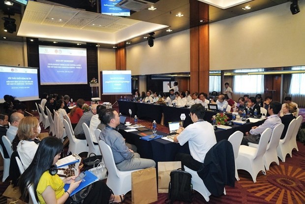 A function to kick off “Cross-border Tuberculosis Control Along the Vietnam and Cambodia Border-Phase 2” being held in HCM City on May 19. (Photo courtesy of IOM Vietnam)
