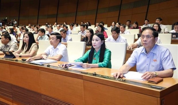 NA deputies at the session (Photo: VNA)