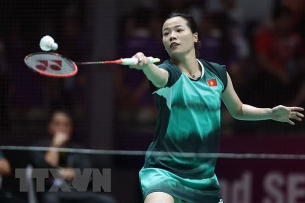 Nguyen Thuy Linh, Vietnam's top badminton player. (Photo: VNA)