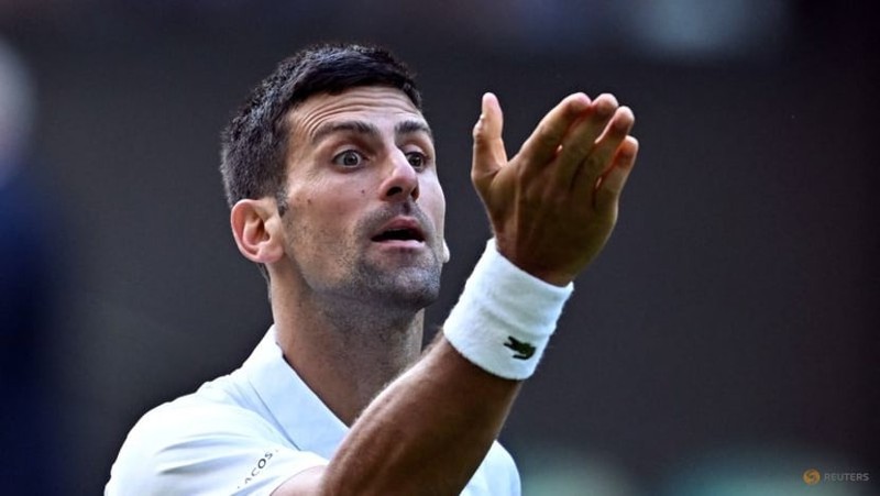 Tennis - Wimbledon - All England Lawn Tennis and Croquet Club, London, Britain - July 5, 2023 Serbia's Novak Djokovic celebrates after winning his second round match against Australia's Jordan Thompson. (Photo: Reuters)