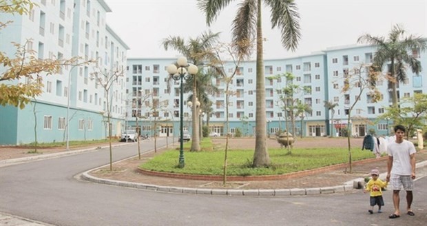 A social housing project in Viet Hung Urban Area, Long Bien, Hanoi. (Photo: tinnhanhchungkhoan.vn)