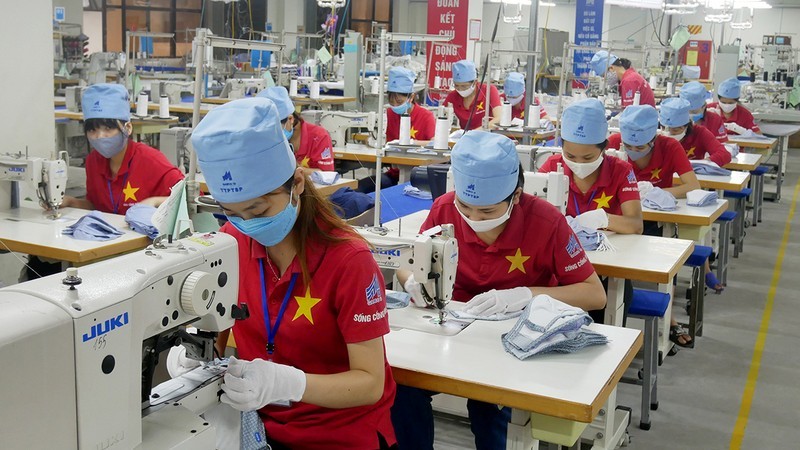 Production at the Garment 10 Corporation Joint Stock Company.