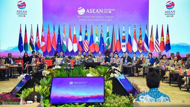 At the 30th ASEAN Regional Forum. (Photo: baoquocte.vn)