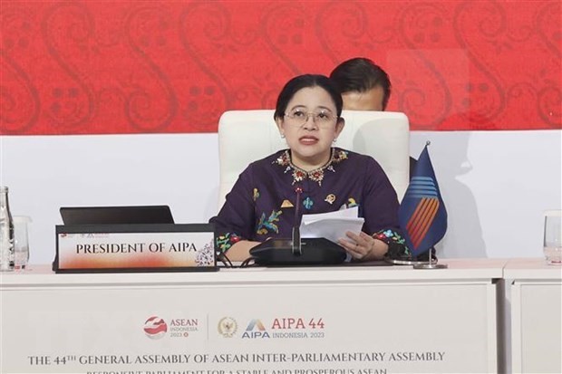 Speaker of the People's Representative Council (lower house) of Indonesia (DPR) Puan Maharani. (Photo: VNA)