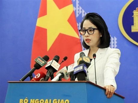 Spokesperson of the Vietnamese Foreign Ministry Pham Thu Hang. (Photo: VNA)