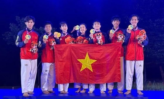 Vietnamese taekwondo team (Photo: TKVN)