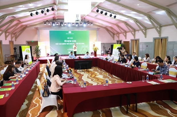 Participants in the workshop on green credit. (Photo: VNA)