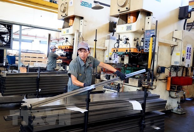 At a foreign-invested factory in Giang Dien IZ in Dong Nai (Photo: VNA)