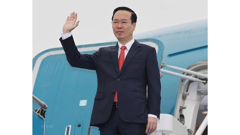 President Vo Van Thuong leaves for third Belt and Road Forum in China