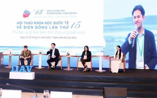The 15th international conference on the East Sea wraps up in Ho Chi Minh City on October 26. (Photo: VNA)