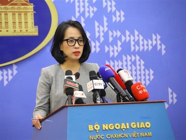 Spokeswoman of the Ministry of Foreign Affairs Pham Thu Hang. (Photo: VNA)